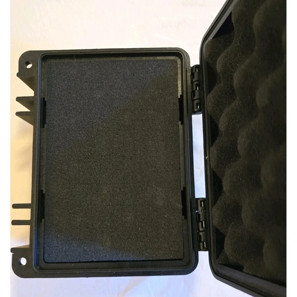 Pure Outdoor Monoprice Weatherproof Hard Case with Foam Black Utility Box